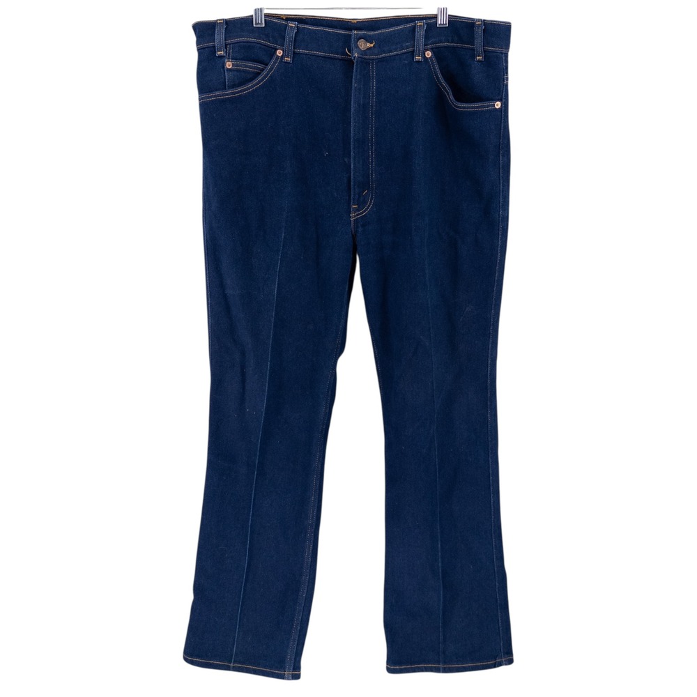 Vintage Levi's Jeans‎ Men's 42x32 Dark Blue 517 Denim Bootcut Orange Tab USA 90s - Picture 2 of 16